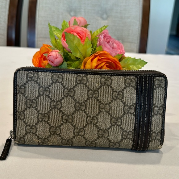 Authentic Gucci zippy PVC  wallet - Picture 1 of 12